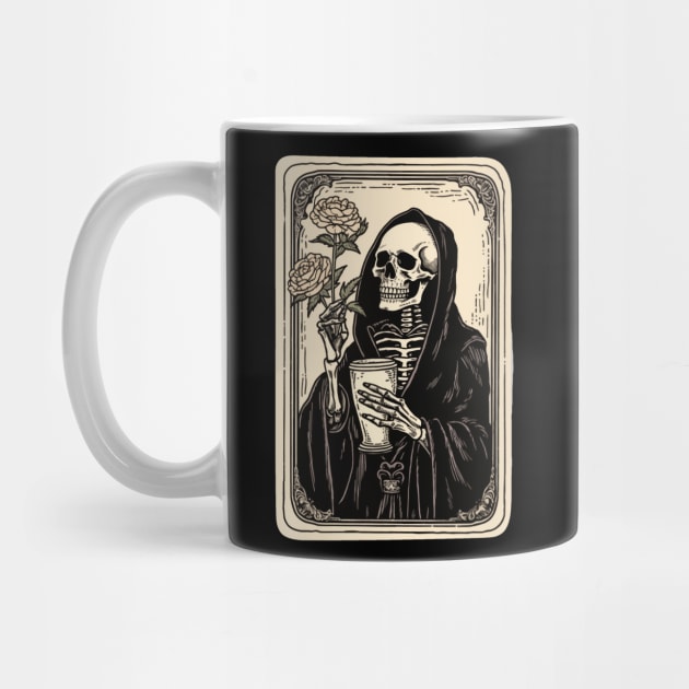 Skeleton Tarot Card by ChillxWave